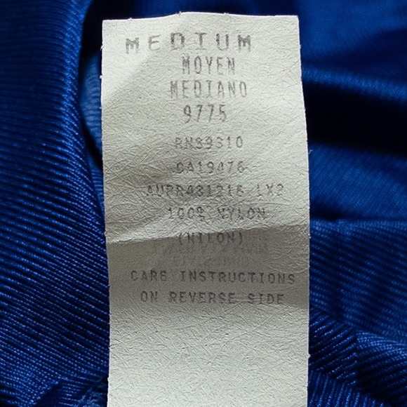 Colesce Couture Lingerie Womens Medium Blue Nylon Maxi Slip Dress Lace Trim - Picture 10 of 10